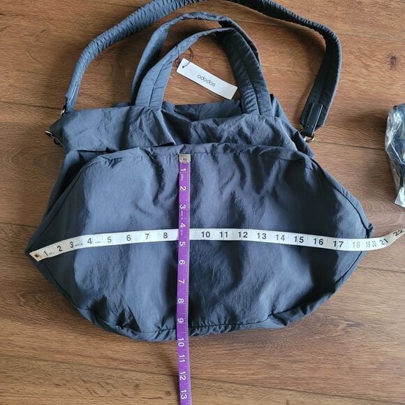 Hobo Slouch Bag + 2 Straps Tote Navy Diaper Shoulder Purse ODODOS 19L 2.0 Multi - Picture 8 of 16